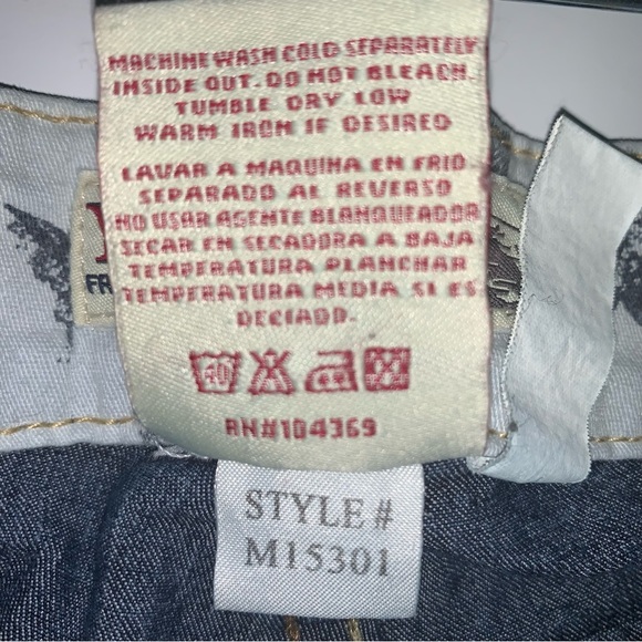 Women’s Junior’s 13 YMI City of Angels Long Knee Length Blue Denim Shorts EXC - Picture 9 of 9